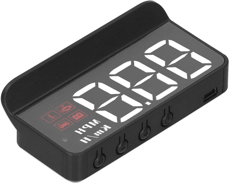 POCREATION OBD2 HUD Multi Function Gauge with Alarm, Reminder for Speed, Temperature, Voltage - Image 3